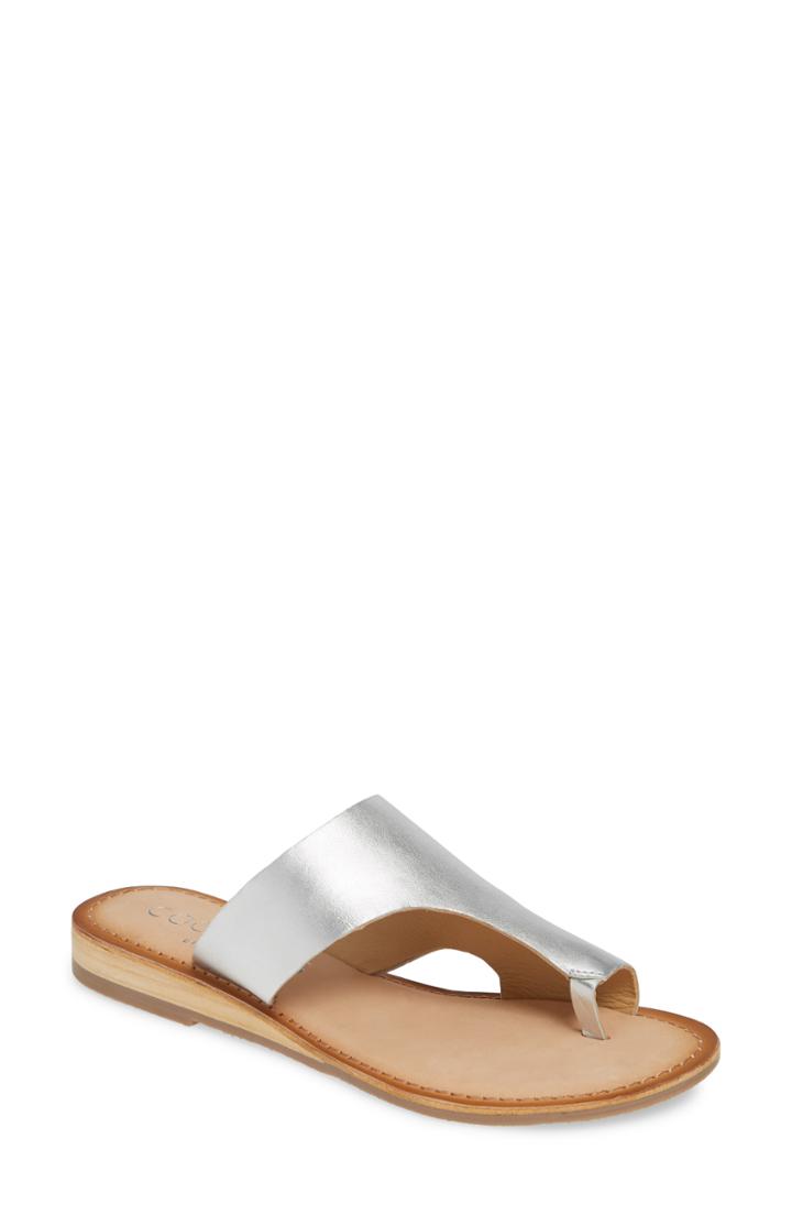 Women's Coconuts By Matisse Whitney Slide Sandal M - Metallic