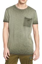 Men's Scotch & Soda Oil Washed T-shirt - Green