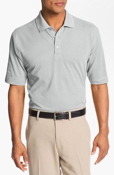 Men's Cutter & Buck 'championship' Classic Fit Drytec Golf Polo, Size - Grey (online Only)