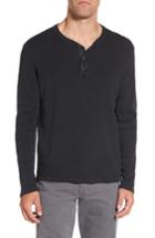 Men's Ag Anders Long Sleeve Henley - Black