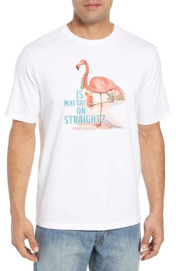 Men's Tommy Bahama Is Mai Tai On Straight? T-shirt - White