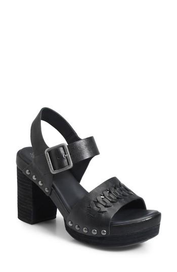 Women's Kork-ease Pasilla Platform Sandal M - Black