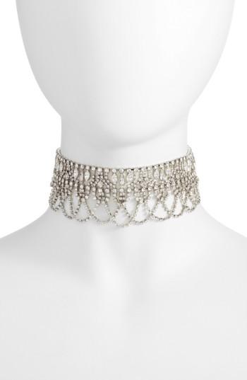 Women's Cristabelle Drape Crystal Choker