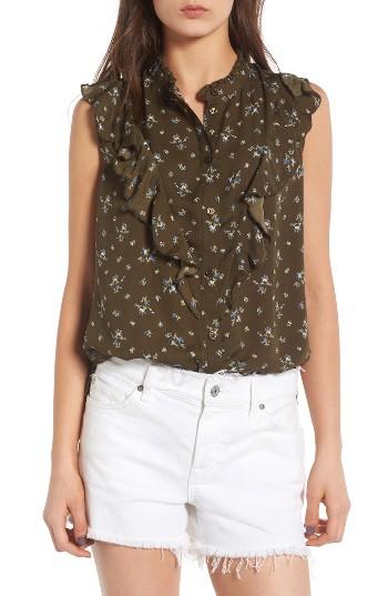 Women's Treasure & Bond Ruffle Sleeveless Top