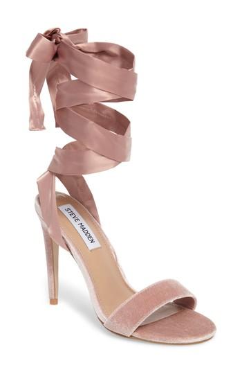 Women's Steve Madden Promise Sandal .5 M - Pink