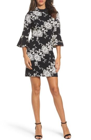 Women's Adrianna Papell Flare Sleeve Sheath Dress