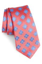 Men's Nordstrom Men's Shop Cameron Floral Medallion Silk Tie, Size - Red