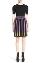 Women's Versace Collection Knit Fit & Flare Dress Us / 42 It - Black