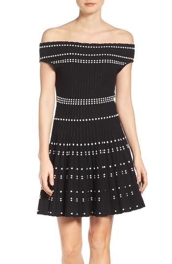 Women's Adelyn Rae Fit & Flare Sweater Dress
