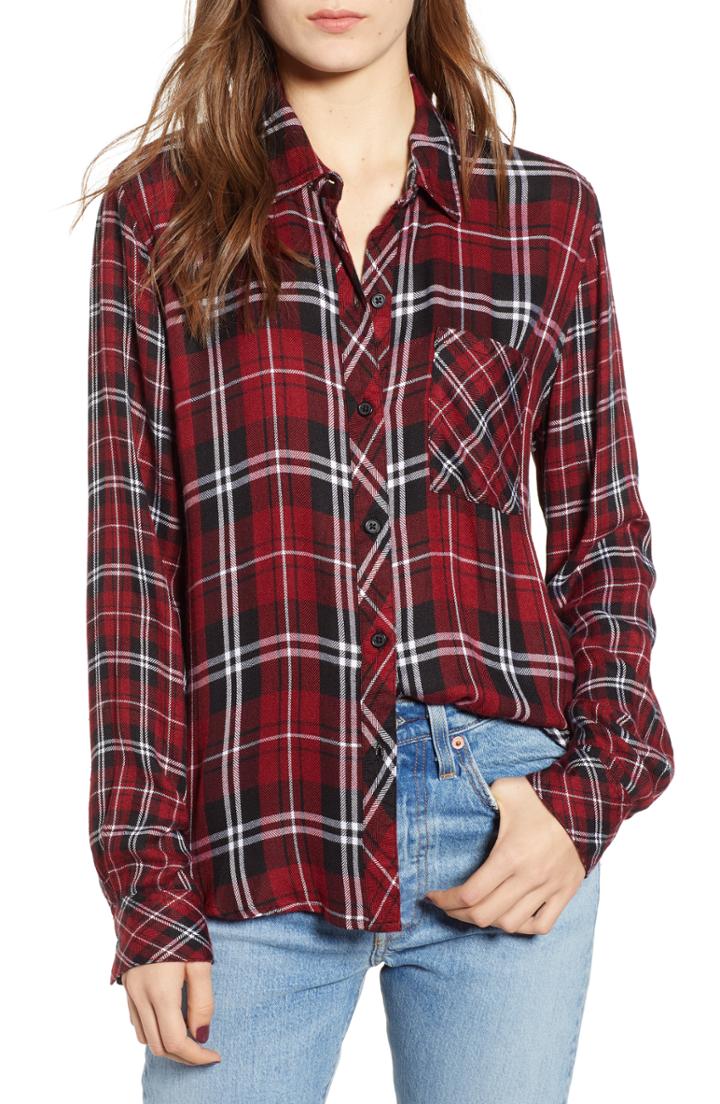 Women's Rails Liza Plaid Shirt - Red