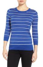 Women's Halogen Cotton Blend Pullover - Blue