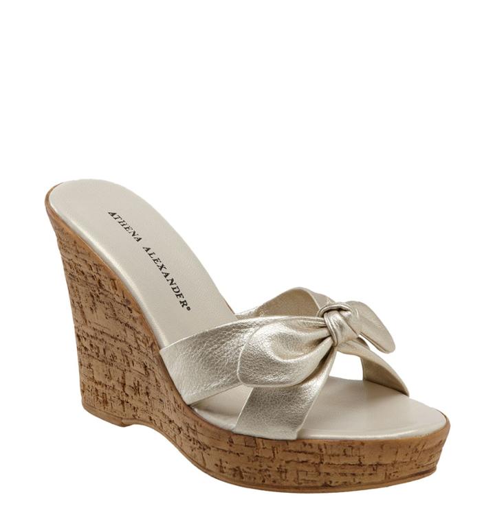 Women's Athena Alexander 'rusty' Wedge Slide M - Ivory