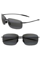 Men's Maui Jim 'breakwall - Polarizedplus2' 63mm Sunglasses - Black Gloss