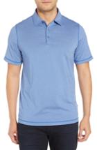 Men's Bugatchi Stretch Knit Polo - Blue