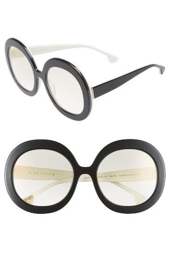 Women's Alice + Olivia Melrose 56mm Round Sunglasses -