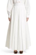 Women's A.w.a.k.e. Pleated Maxi Skirt Us / 36 Fr - White