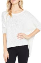Women's Two By Vince Camuto Crinkle Yarn Dolman Sleeve Top - White