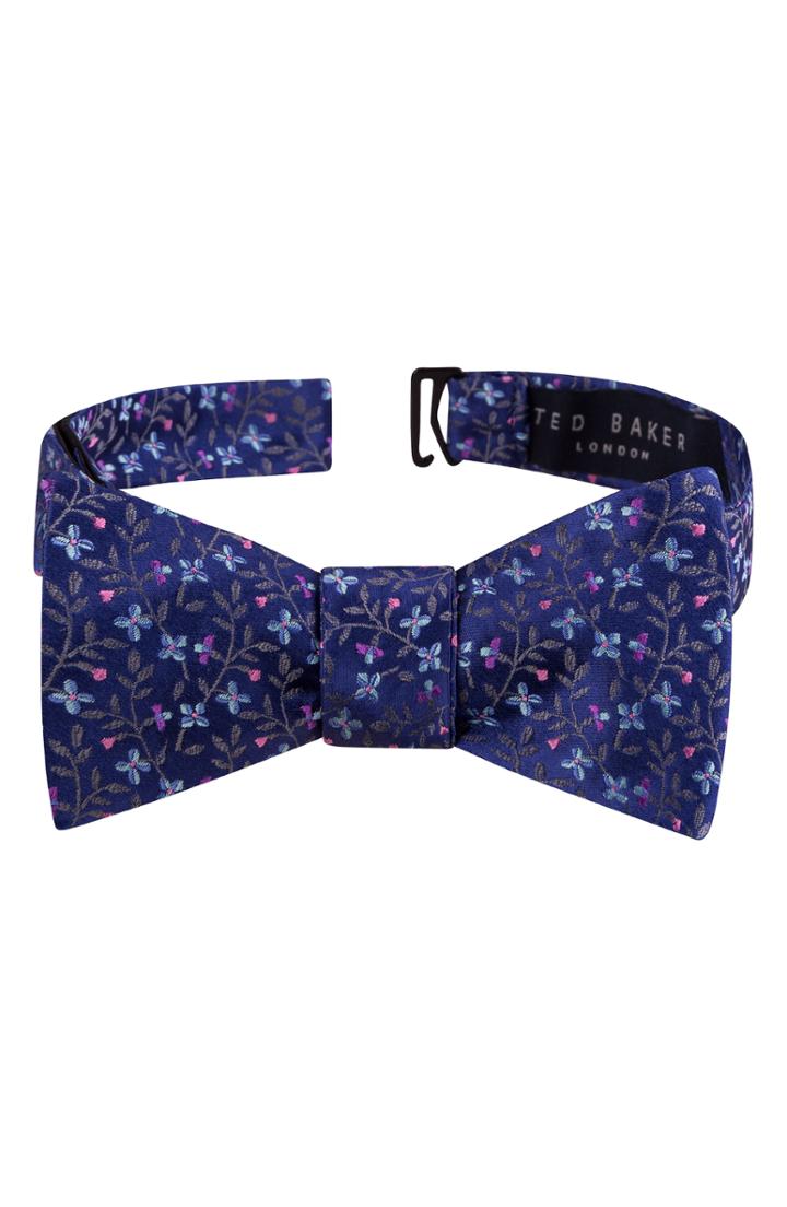 Men's Ted Baker London Vine Botanical Silk Bow Tie