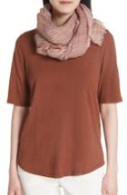 Women's Eileen Fisher Organic Cotton Wrap, Size - Orange