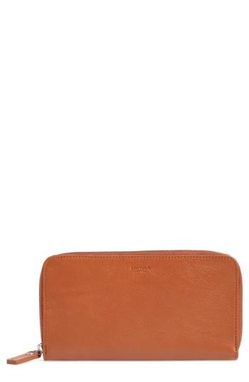 Women's Shinola Signature Lea Leather Continental Wallet -