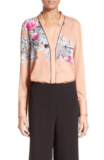 Women's Yigal Azrouel Serpent Print Blouse