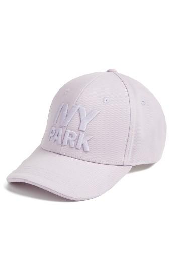 Women's Ivy Park Tonal Logo Baseball Cap - Purple