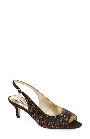 Women's J. Renee 'impuls' Crystal Embellished Slingback Pump