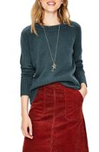 Women's Vince Camuto Cotton Blend Cable Knit Sweater, Size - Red