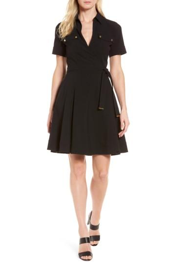 Women's Michael Micheal Kors Shirtdress - Black