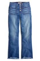 Women's J.crew Point Sur High Rise Demi Bootcut Jeans - Blue