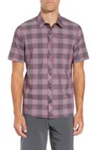 Men's Travis Mathew Buffalo Fit Sport Shirt, Size Small - Red