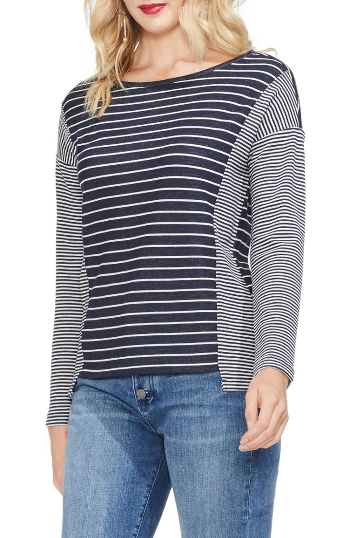 Women's Vince Camuto Mix Stripe Top - Blue
