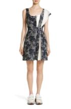 Women's Stella Mccartney Pleated Floral Jacquard Dress Us / 34 It - Black