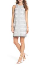 Women's Maggy London Floral Jacquard Shift Dress - White