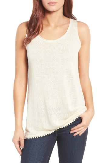 Women's Nic+zoe Linen Blend Tank - Beige