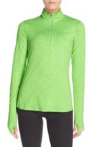 Women's Nike 'element' Dri-fit Half Zip Performance Top - Green