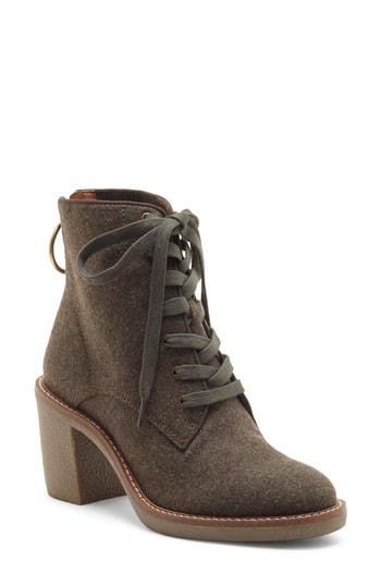 Women's Lucky Brand Borelis Bootie M - Brown