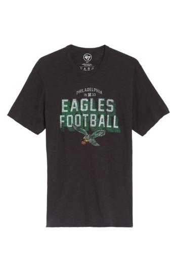 Men's 47 Brand Philadelphia Eagles T-shirt - Black