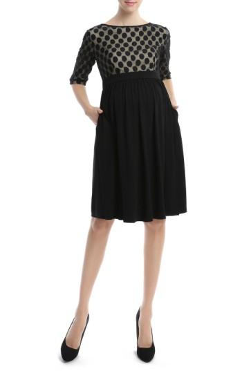 Women's Kimi And Kai 'charlie' Maternity Dress - Black
