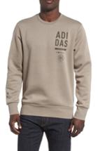 Men's Adidas International Fit Sweatshirt, Size Small - Green