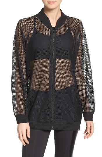 Women's Koral Oversize Mesh Bomber Jacket