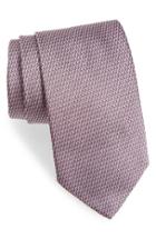 Men's Boss Solid Silk Tie, Size - Pink