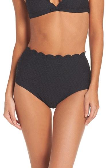 Women's Kate Spade New York High Waist Bikini Bottoms