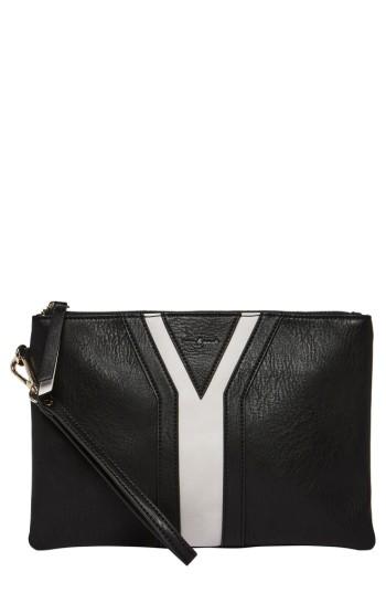 Urban Originals All She Wants Vegan Leather Clutch - Black