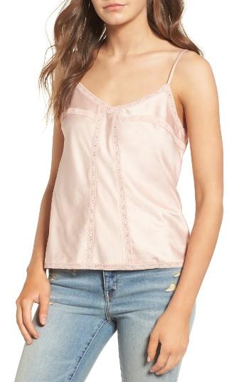 Women's Hinge Lace Trim Satin Camisole