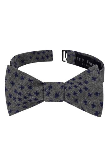 Men's Ted Baker London Floral Wool Bow Tie