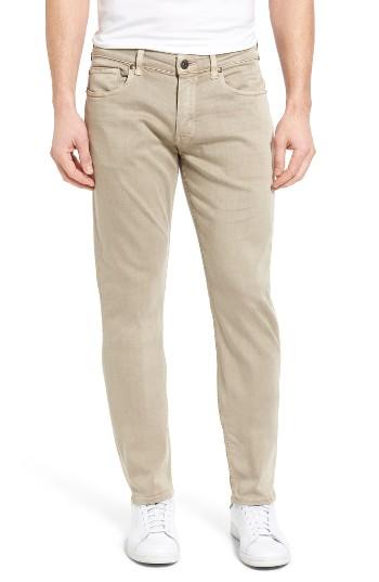 Men's Paige Transcend - Federal Slim Straight Leg Jeans - Beige