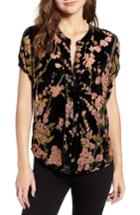 Women's Bishop + Young Victoria Burnout Blouse - Black