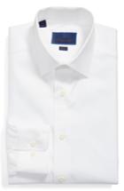 Men's David Donahue Slim Fit Solid Dress Shirt - 32/33 - White