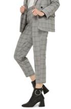 Women's Topshop Tapered Suit Trousers Us (fits Like 0-2) - Grey